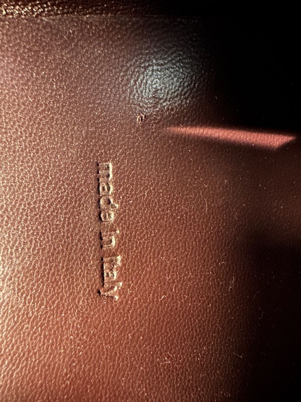 Louis Vuitton Patent Leather Driving Loafers Burgundy Flats Size 7.5 - Picture 5 of 7